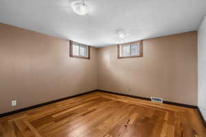 Interior space featuring light hardwood / wood-style floors