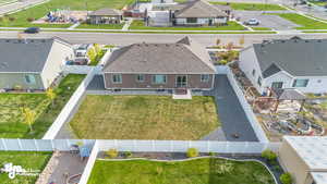 Bird's eye view featuring a residential view