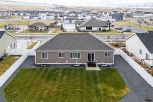 Drone / aerial view featuring a residential view