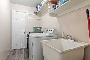 Laundry room with tons of storage