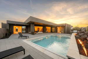 Pool featuring a patio area