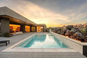 Pool featuring a patio