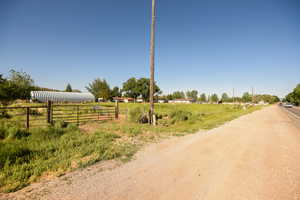 View of road with a view of countryside