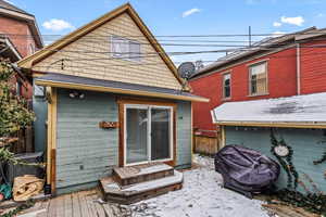 View of back of house