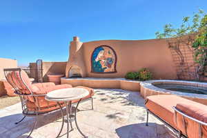 View of patio / terrace featuring fence