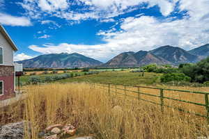 View of mountain feature featuring a rural view