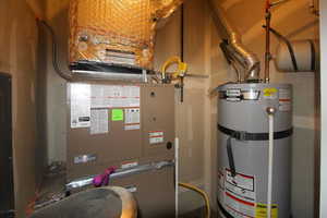 Utilities with secured water heater