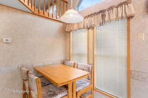 Dining room featuring breakfast area