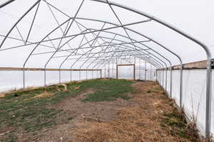 View form inside the green house