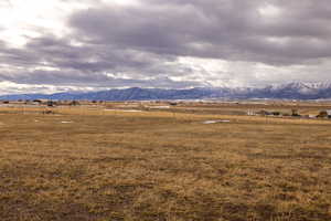 Mountain view with a rural view