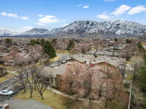 View of mountain feature with a residential view