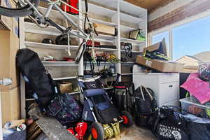 Carport storage area