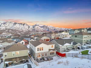 Aerial view of neighborhood and views