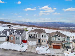 Aerial view of neighborhood and views