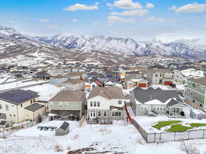 Aerial view of neighborhood and views