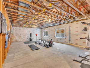 Unfinished basement