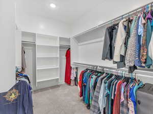 2nd floor owner's suite walk in closet