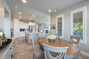 View of dining room