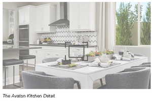 Kitchen with a kitchen island with sink, oven, cabinets, wall chimney exhaust hood, and tasteful backsplash