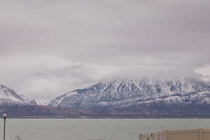 Mountain view with a water view