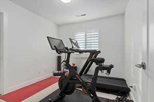 Workout area / bedroom