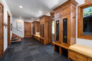 Mudroom featuring a wealth of natural light