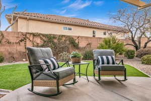 View of patio / terrace featuring a fenced backyard