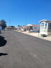 View of road with a residential view