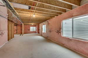 View of basement