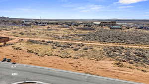 Drone / aerial view with view of desert