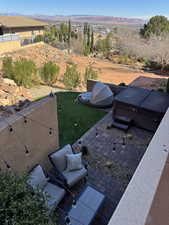 View of yard featuring a patio area