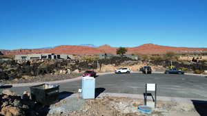 View of street featuring a mountain view