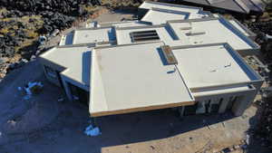 Aerial view of property and surrounding area