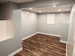 Basement bedroom