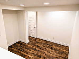 Basement bedroom