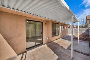 View of patio / terrace with fence