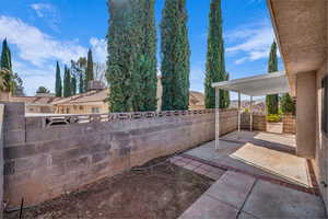 View of patio / terrace featuring a fenced backyard