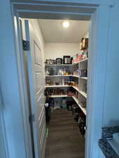 View of storage area