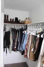 View of closet