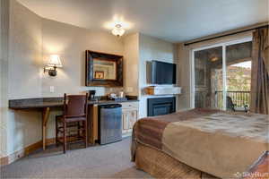 Primary Bedroom with a Fireplace