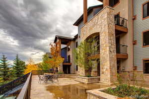 Exterior space featuring a patio area