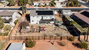 Aerial view featuring a residential view