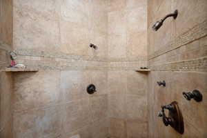 Details with tiled shower