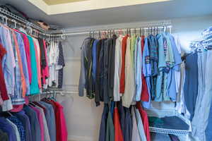 View of spacious closet