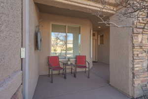 View of patio