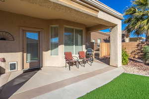 View of patio / terrace with fence