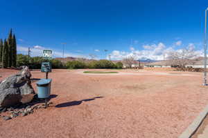 View of property's community with a mountain view