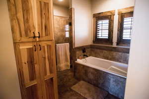 Bathroom featuring a bath