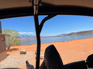 Water view featuring a mountain view