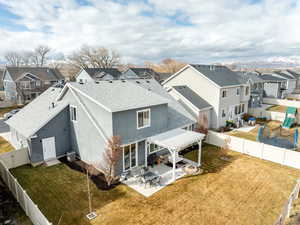 Aerial view featuring a residential view